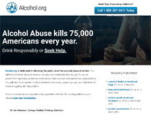 Tablet Screenshot of alcohol.org